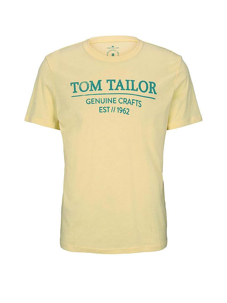 TOM TAILOR | T-Shirt | gelb