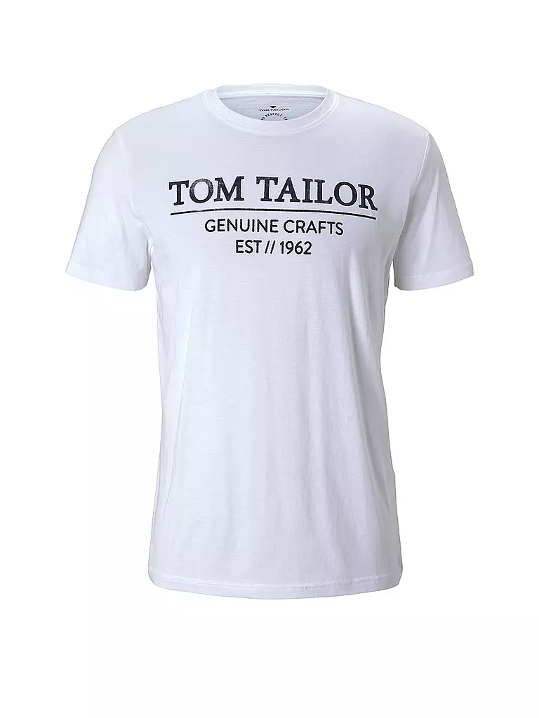 TOM TAILOR | T-Shirt | weiss