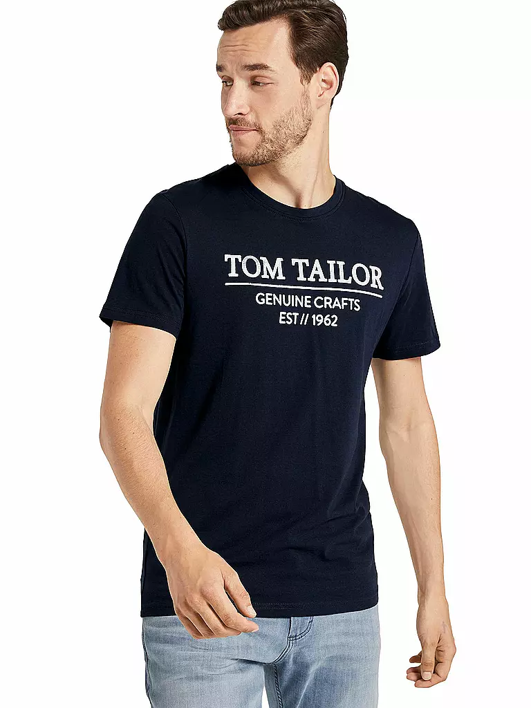 TOM TAILOR | T-Shirt | blau