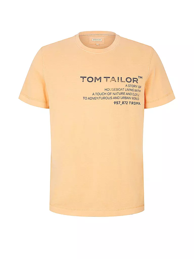 TOM TAILOR | T-Shirt | orange
