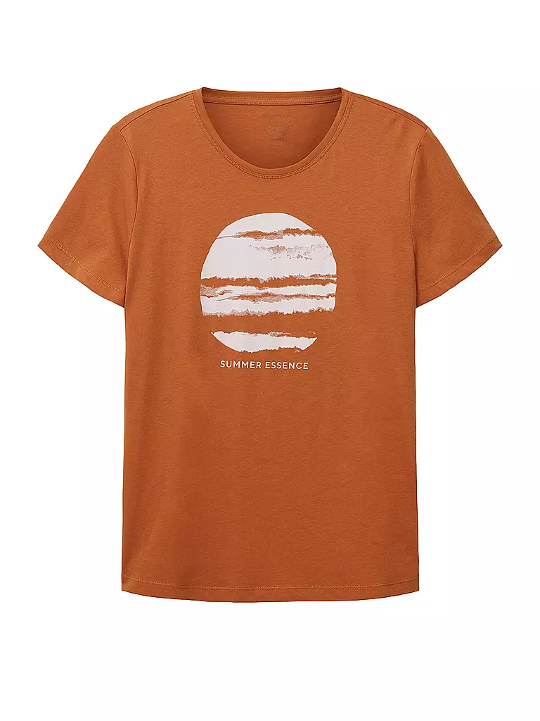 TOM TAILOR | T-Shirt | dunkelrot