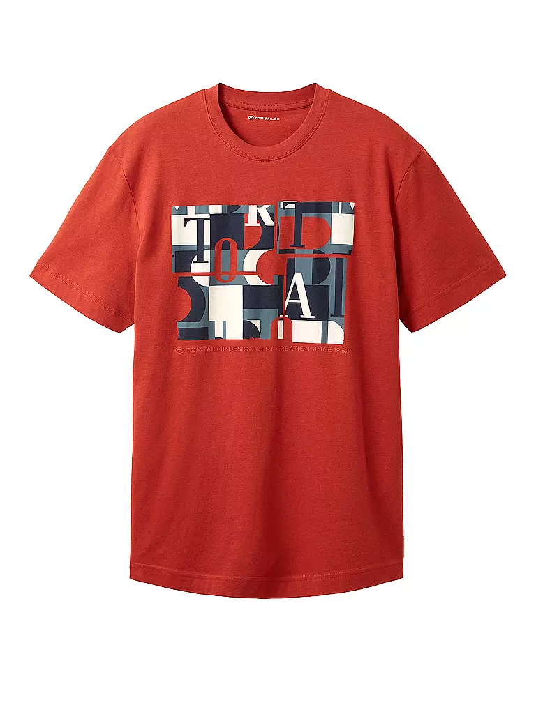 TOM TAILOR | T-Shirt | rot