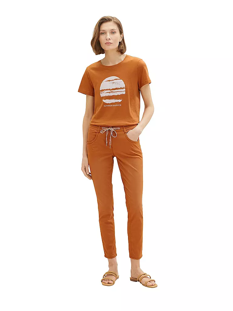 TOM TAILOR | T-Shirt | dunkelrot