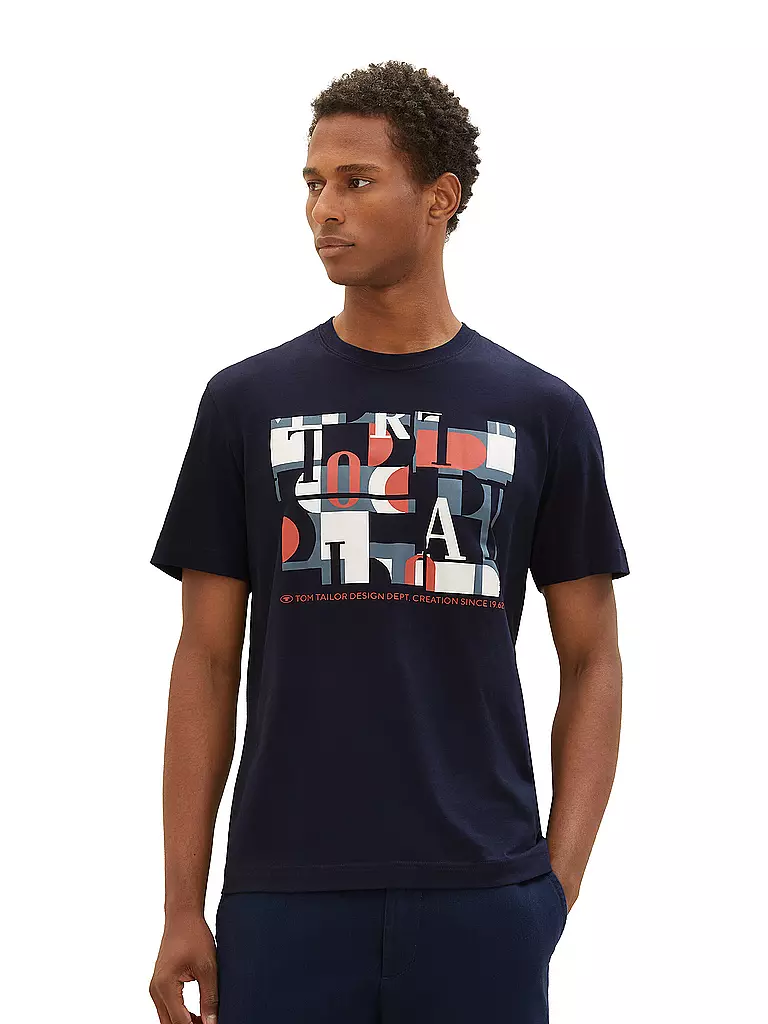 TOM TAILOR | T-Shirt | blau