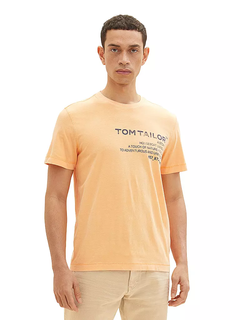 TOM TAILOR | T-Shirt | orange