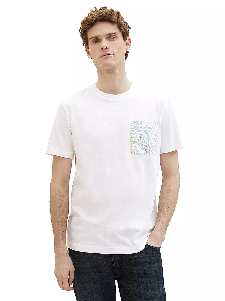 TOM TAILOR | T-Shirt | weiss