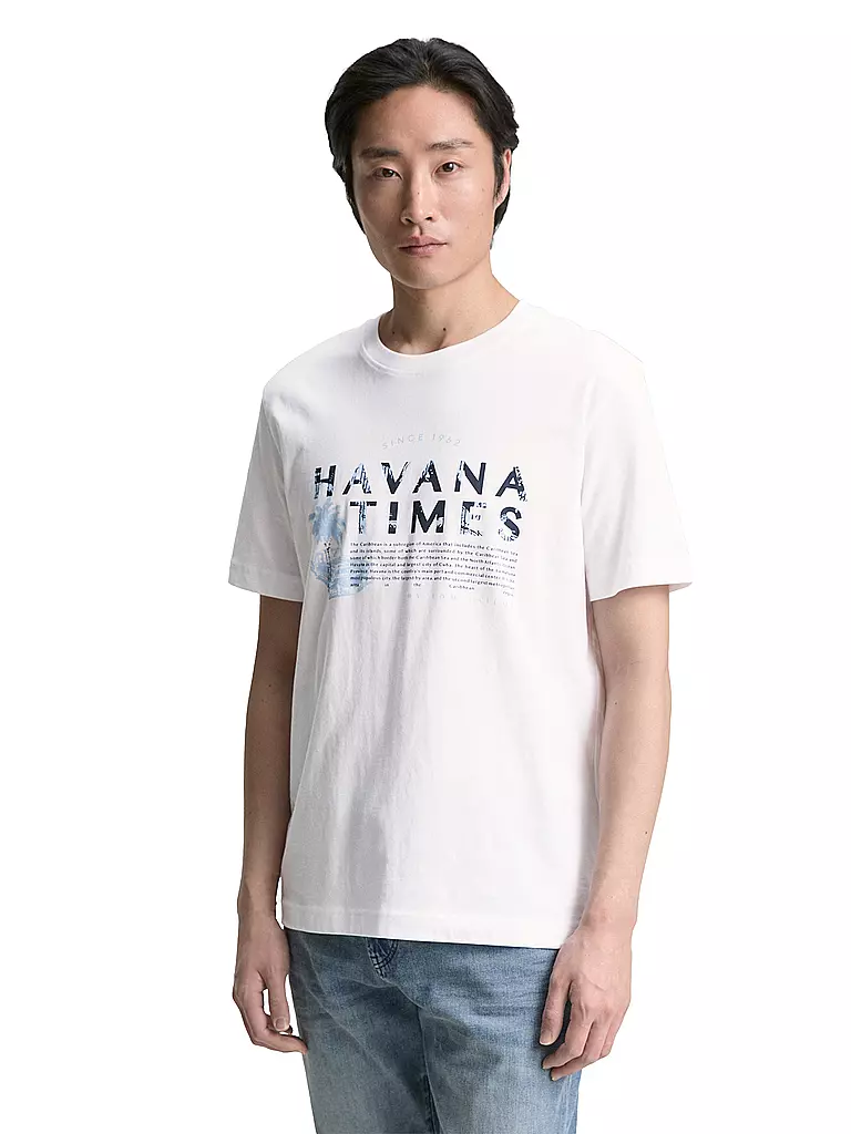 TOM TAILOR | T-Shirt | weiss