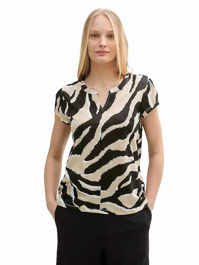 TOM TAILOR | T-Shirt | schwarz