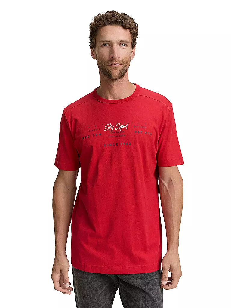 TOM TAILOR | T-Shirt | blau