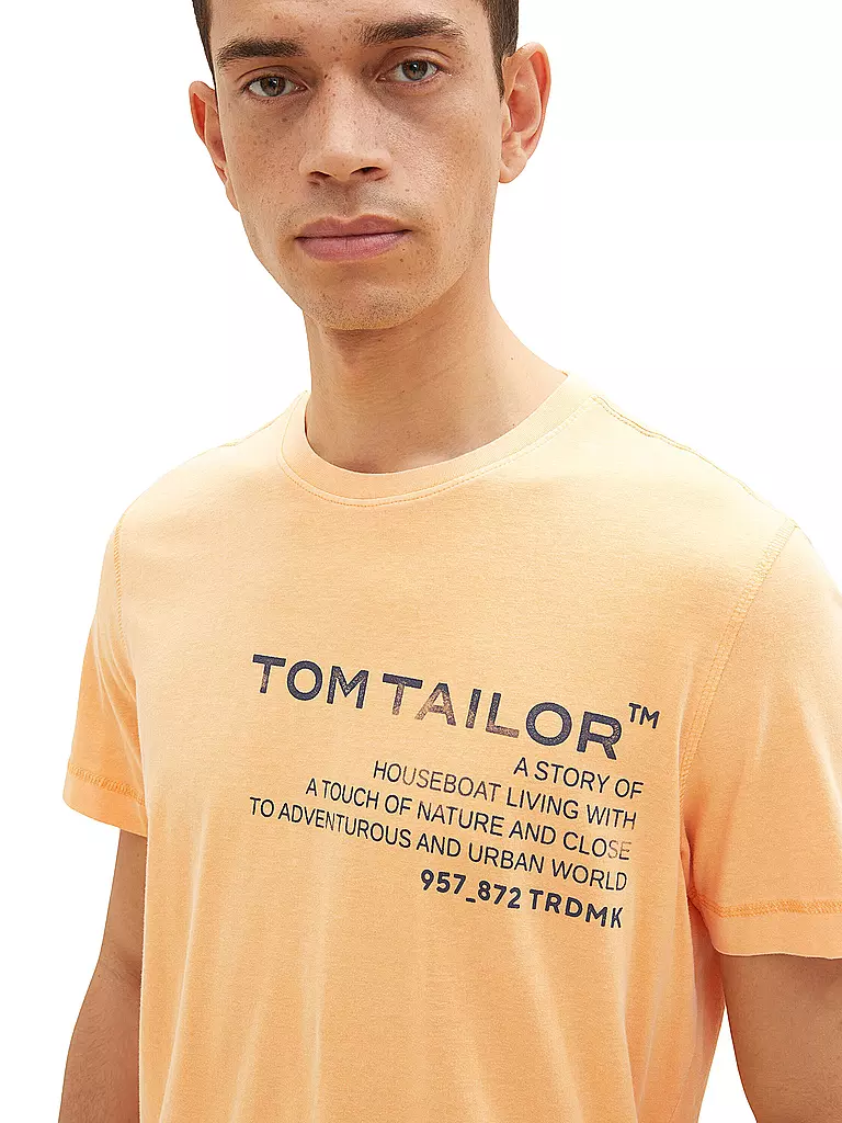 TOM TAILOR | T-Shirt | orange