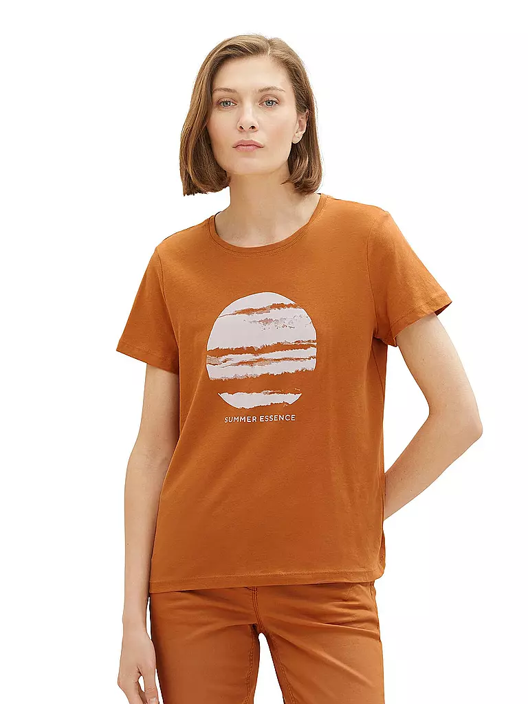 TOM TAILOR | T-Shirt | dunkelrot