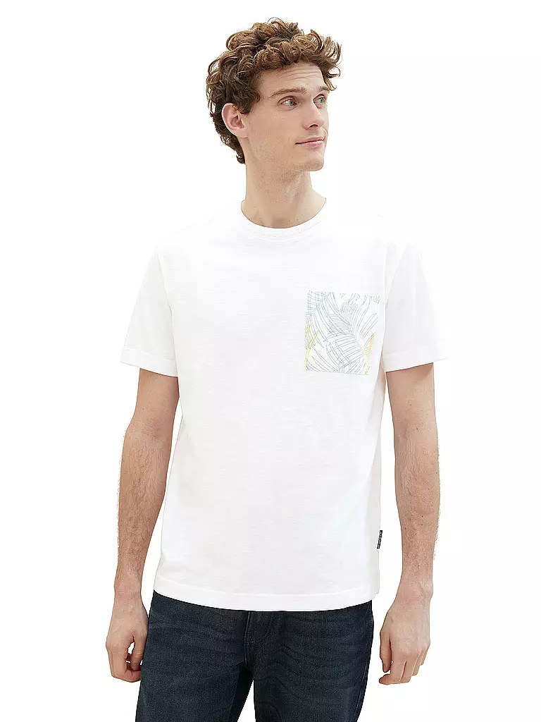 TOM TAILOR | T-Shirt | weiss