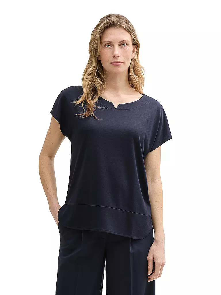 TOM TAILOR | T-Shirt | dunkelgrün