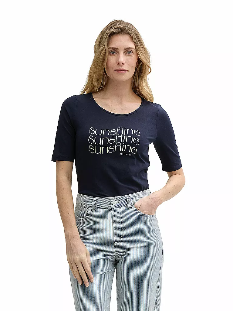 TOM TAILOR | T-Shirt | dunkelblau