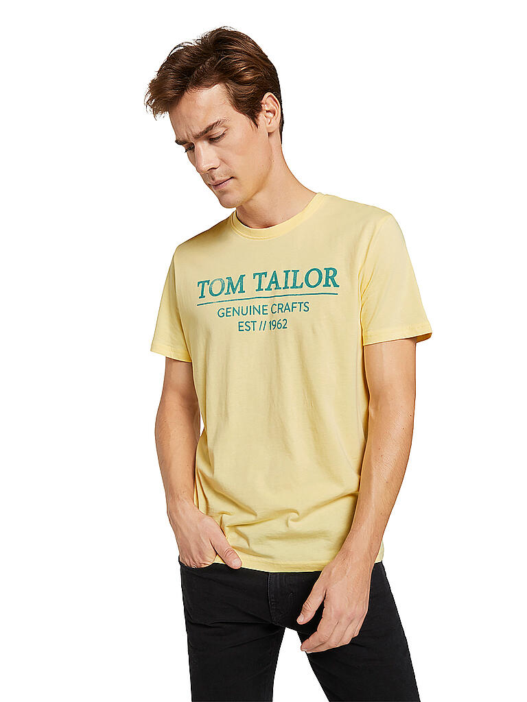 TOM TAILOR | T-Shirt | gelb