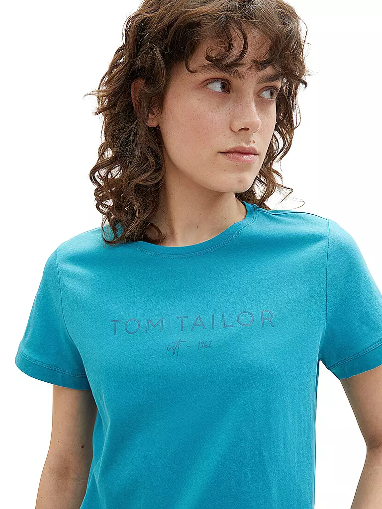 TOM TAILOR T-Shirt petrol
