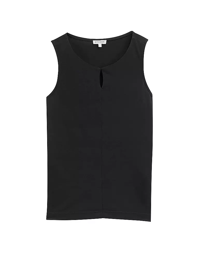 TOM TAILOR | Top  | schwarz