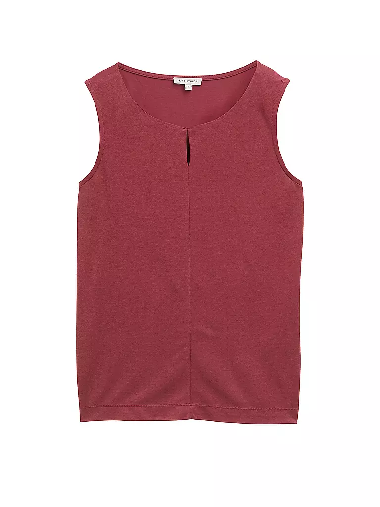 TOM TAILOR | Top  | dunkelrot