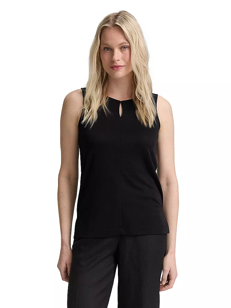 TOM TAILOR | Top  | schwarz
