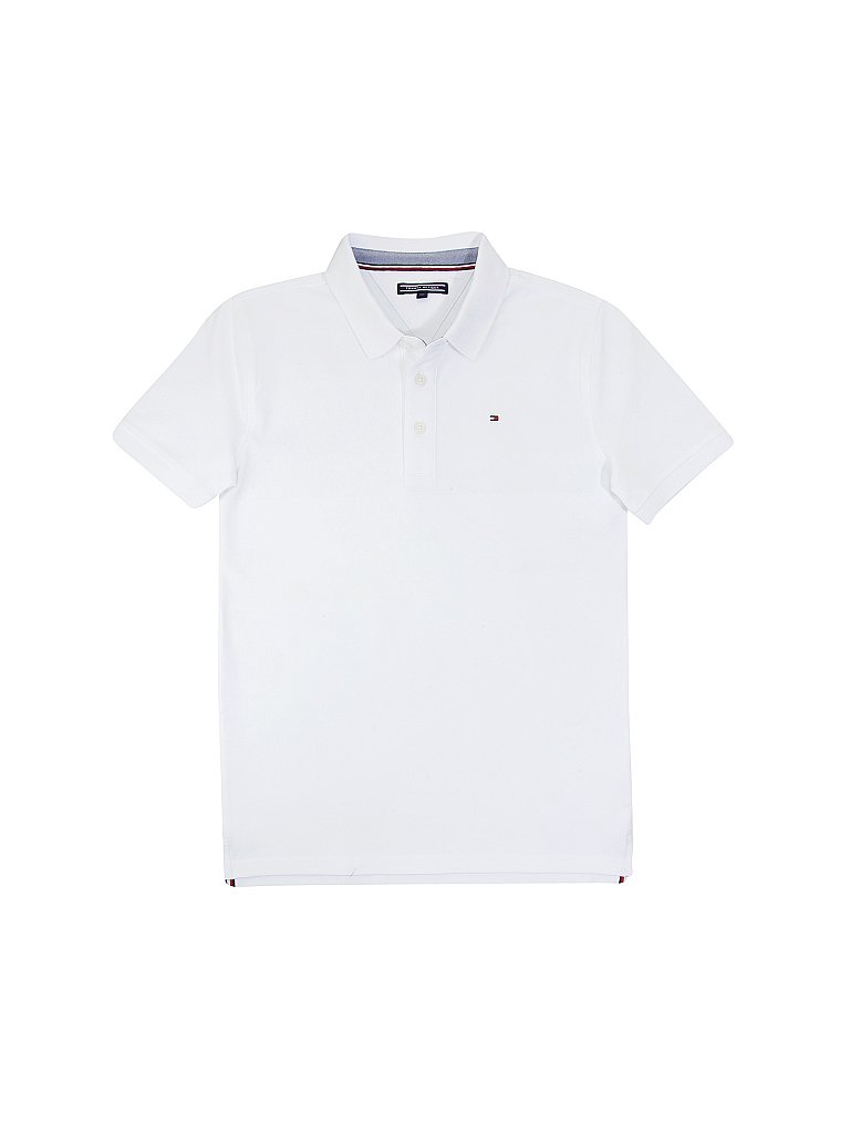 TOMMY HILFIGER Jungen-Poloshirt Iconic weiss | 140
