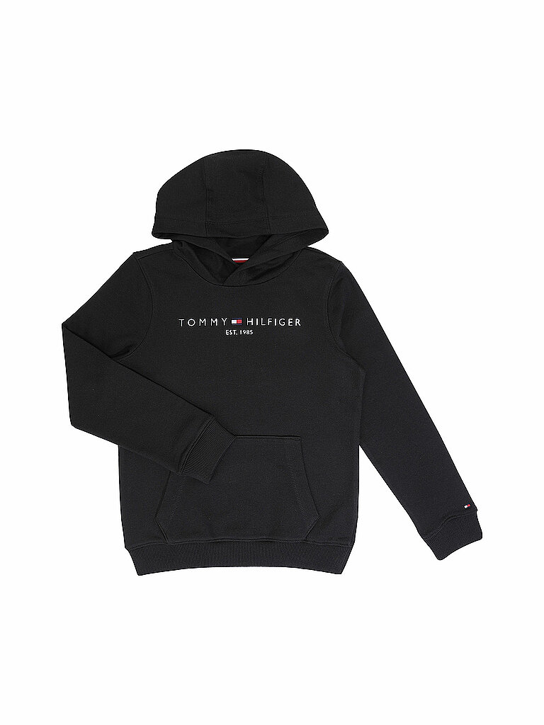 TOMMY HILFIGER Jungen Kapuzensweater - Hoodie schwarz | 176