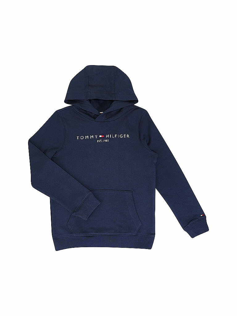 TOMMY HILFIGER Jungen Kapuzensweater - Hoodie dunkelblau | 140
