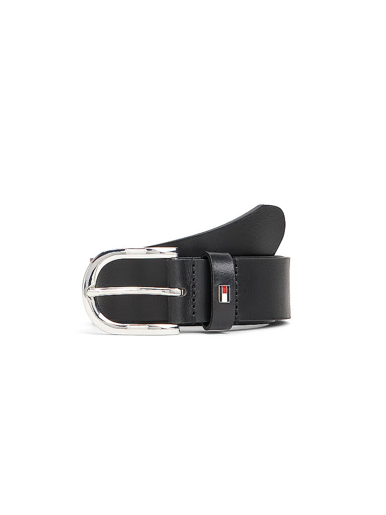 TOMMY HILFIGER Ledergürtel DANNY schwarz | 80