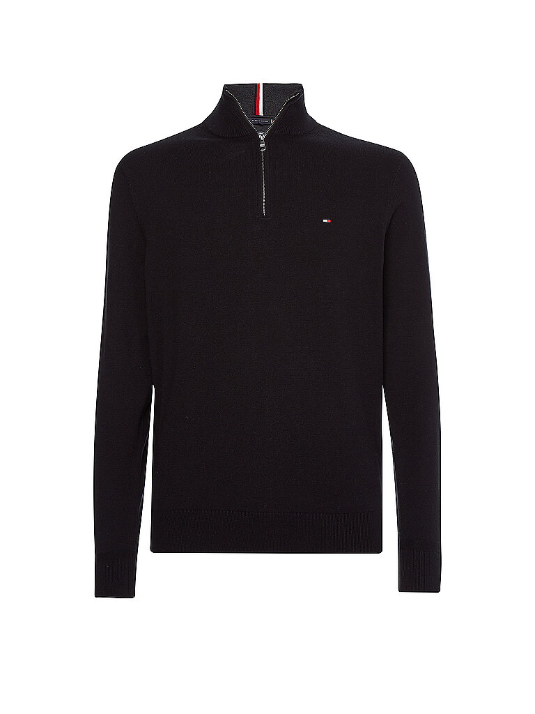 Tommy Hilfiger Quarter Zip Sweater Black