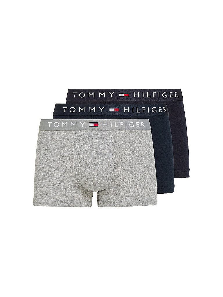 Pants 3er Pkg. black hellgrau M herren