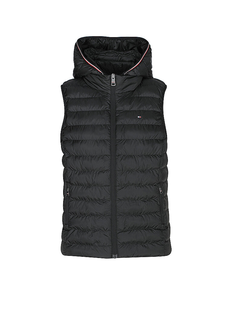 Steppgilet schwarz M damen