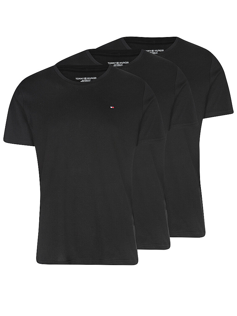 T-Shirt 3er Pkg schwarz S herren