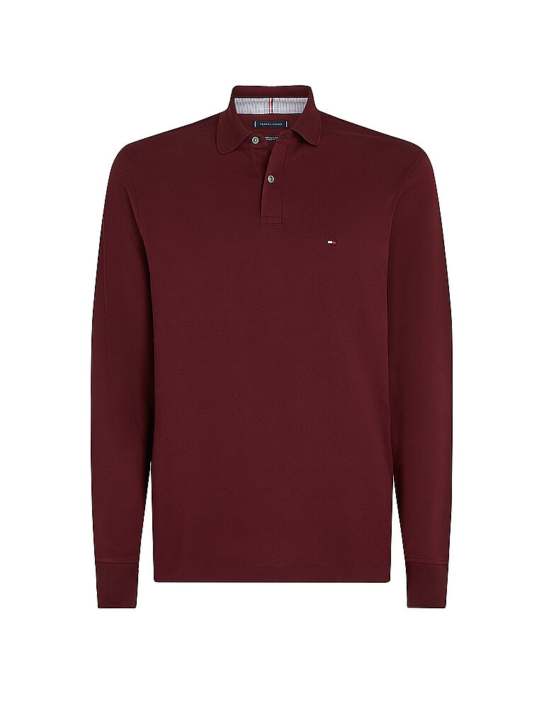 TOMMY HILFIGER Poloshirt Regular Fit 1985 dunkelrot | S