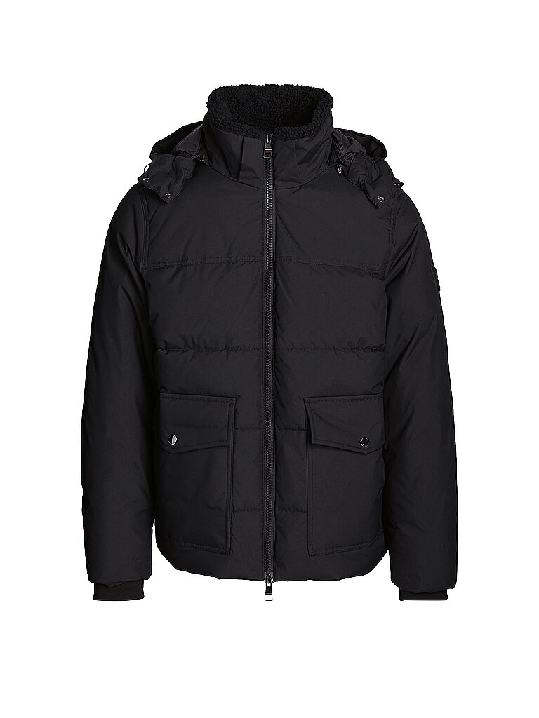 Steppjacke schwarz XL herren