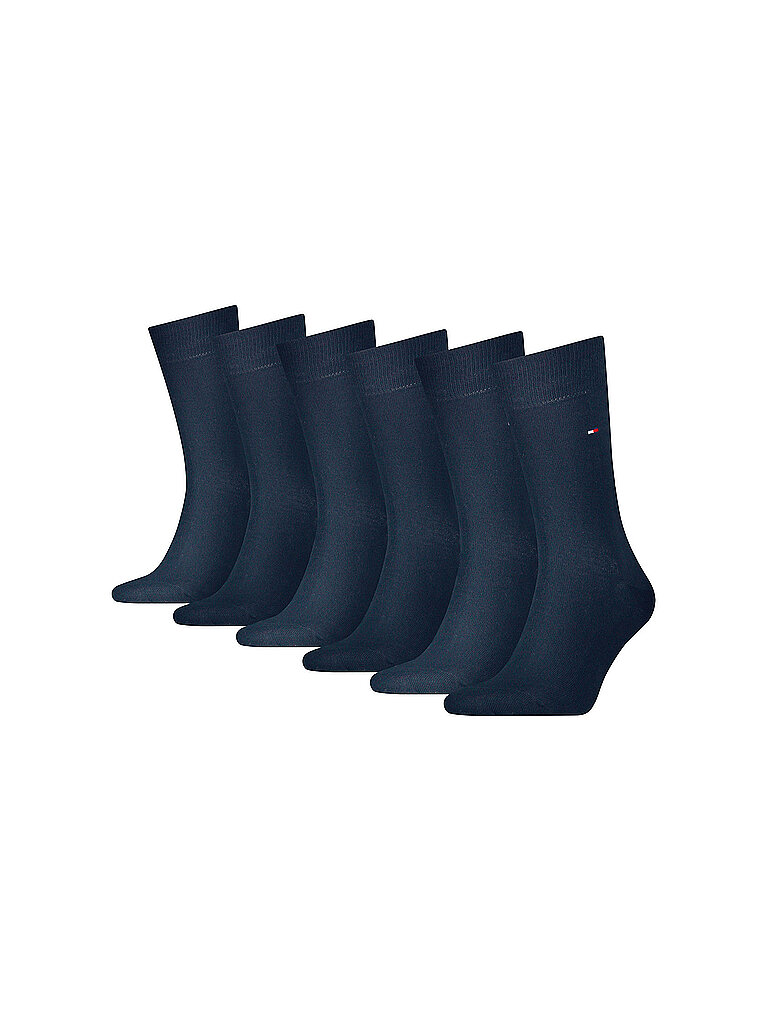 TOMMY HILFIGER Socken 6er Pkg. Dark Navy dunkelblau | 47-49