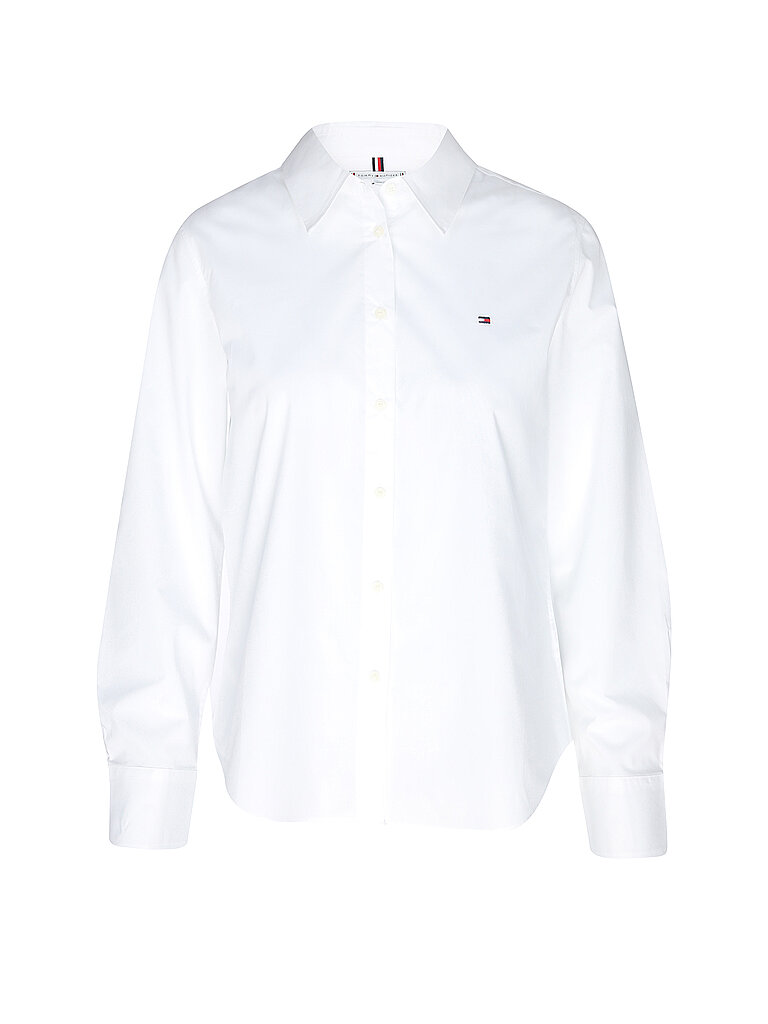 TOMMY HILFIGER Bluse Regular Fit weiss | 44