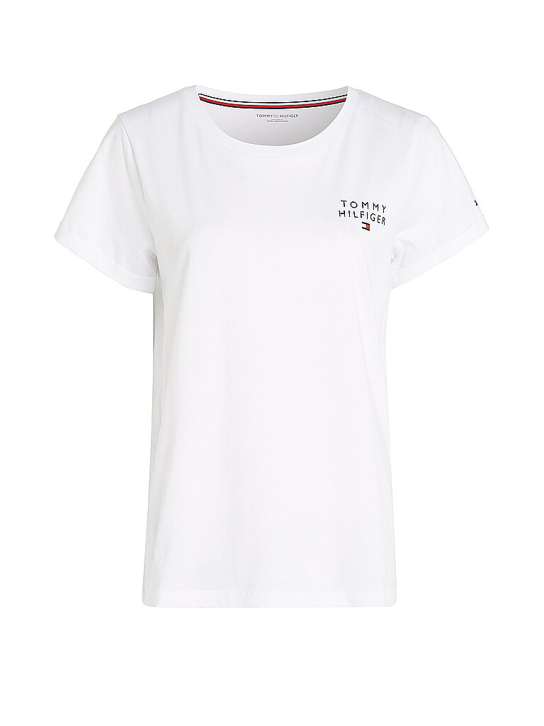 Loungwear T-Shirt weiss S damen