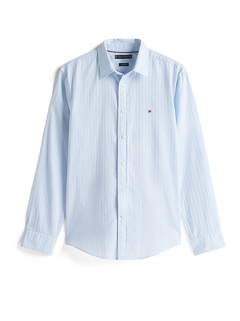 TOMMY HILFIGER Hemd Regular Fit hellblau | S