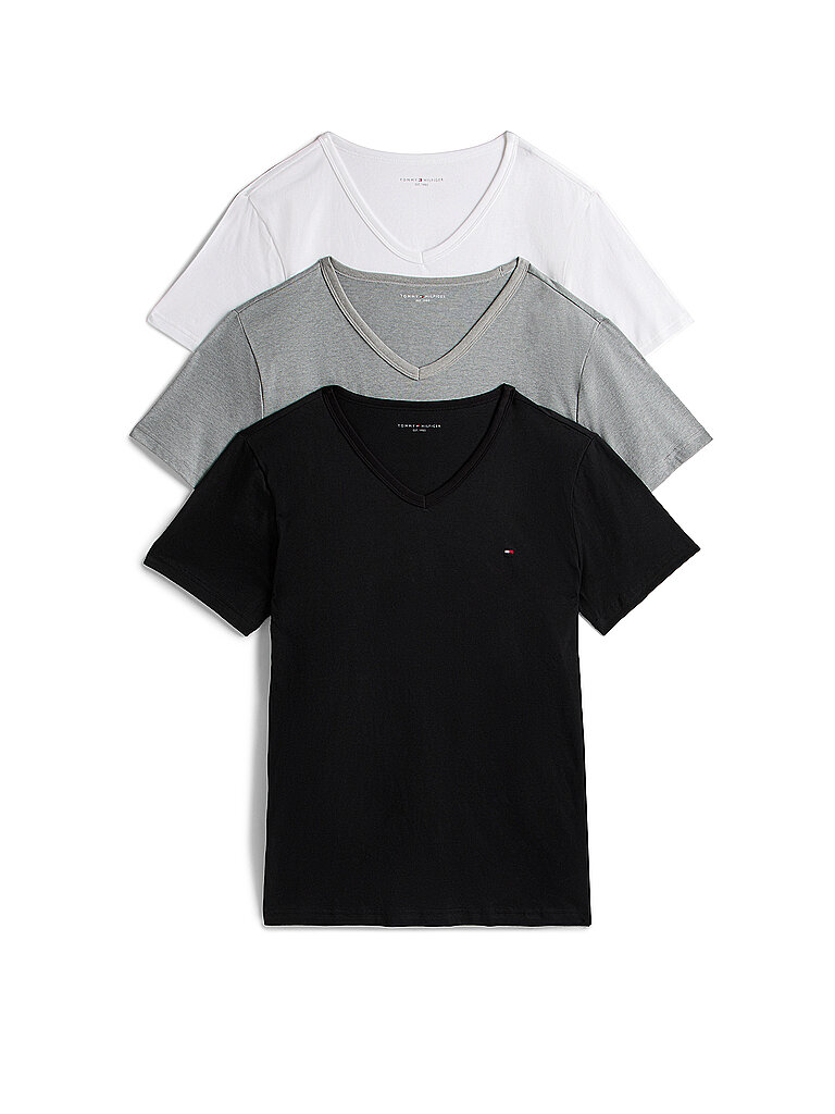 T-Shirt 3er Pkg. hellgrau L herren