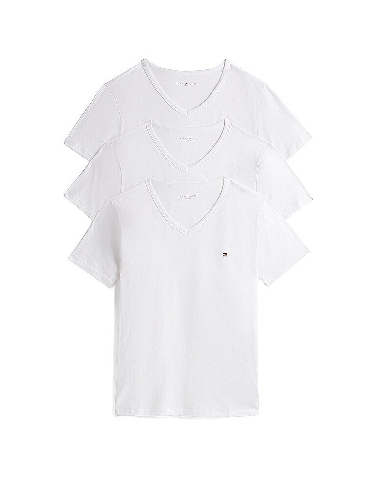 T-Shirt 3er Pkg. weiss XXL herren