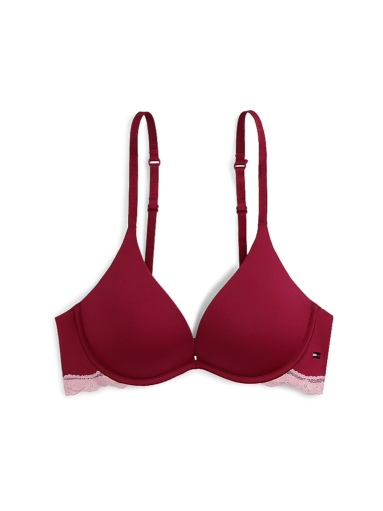 TOMMY HILFIGER Push Up BH red rot | 75B