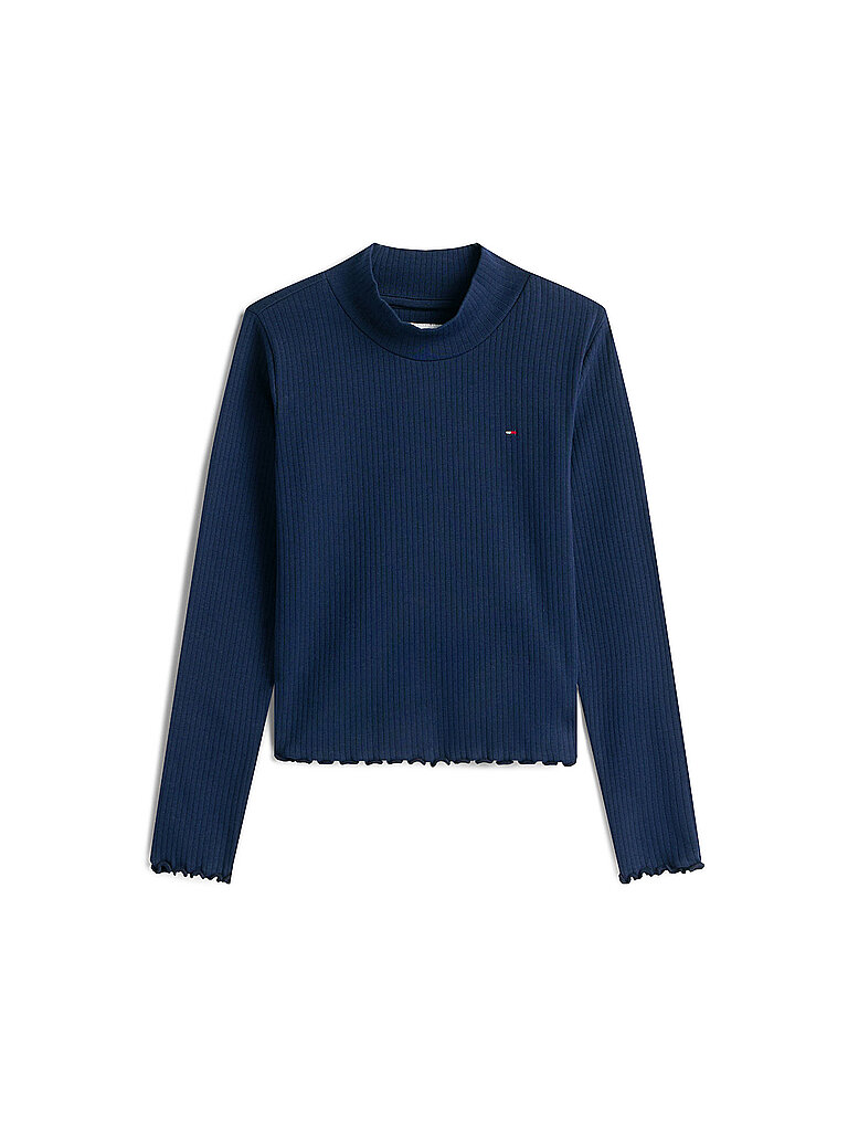 TOMMY HILFIGER Mädchen Langarmshirt  dunkelblau | 164