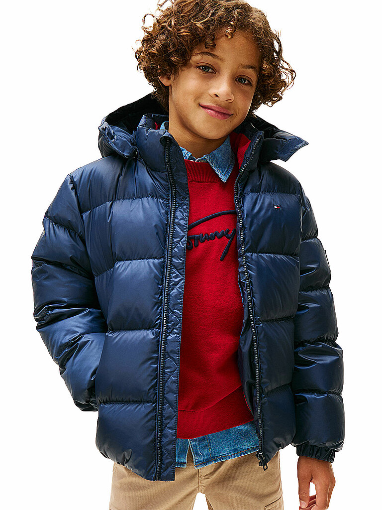 TOMMY HILFIGER Jungen Jacke  dunkelblau | 140