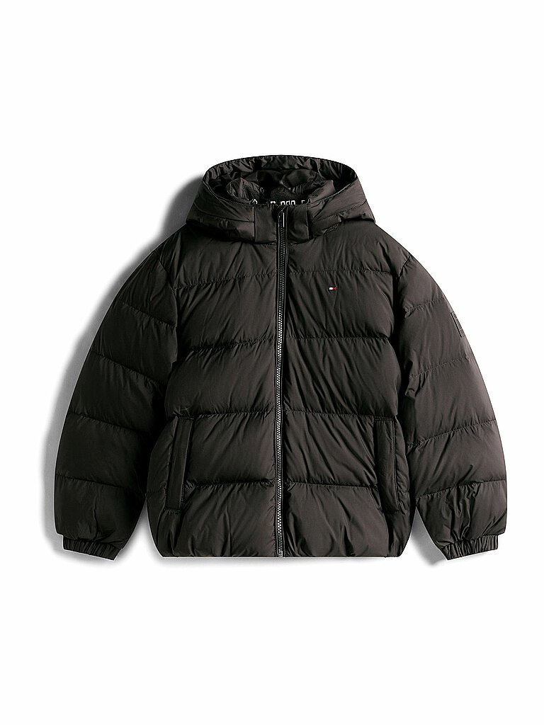 TOMMY HILFIGER Jungen Jacke  schwarz | 140