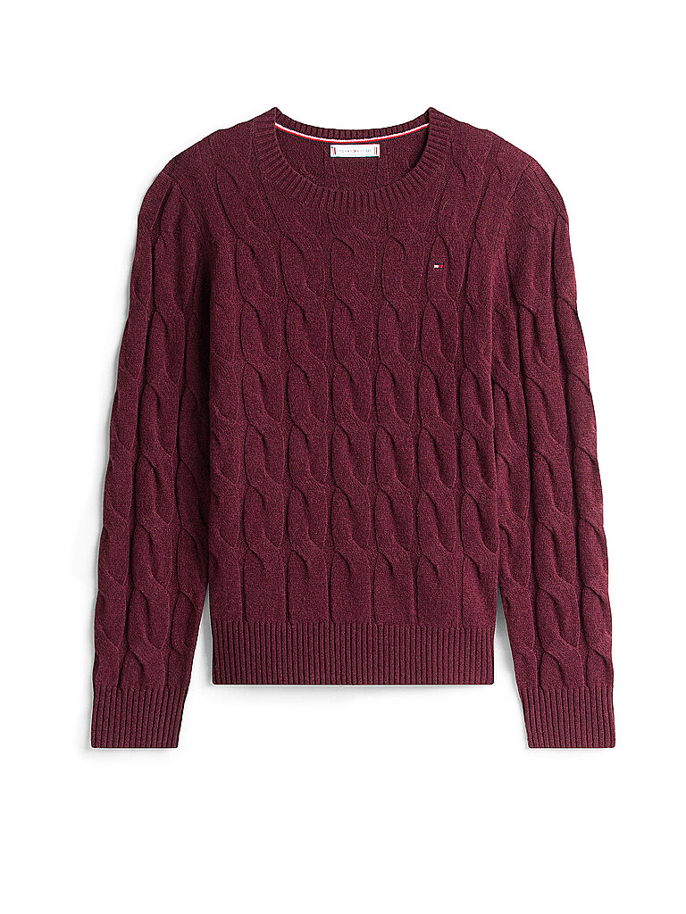 Pullover dunkelrot S damen