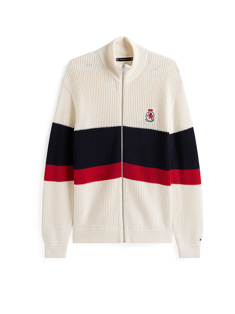 TOMMY HILFIGER Strickjacke creme | XL
