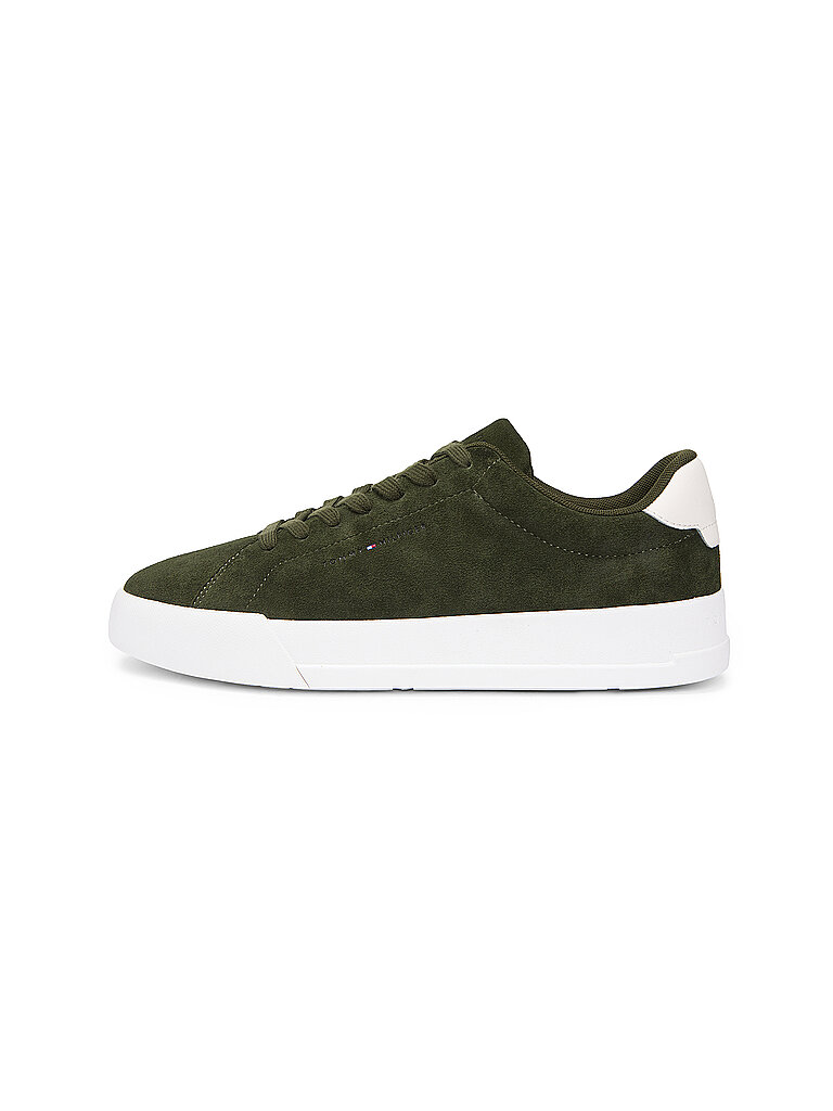 TOMMY HILFIGER Sneaker  dunkelgrün | 41