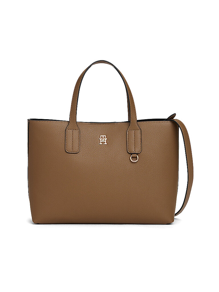 TOMMY HILFIGER Tasche - Tote Bag TH ICON hellbraun