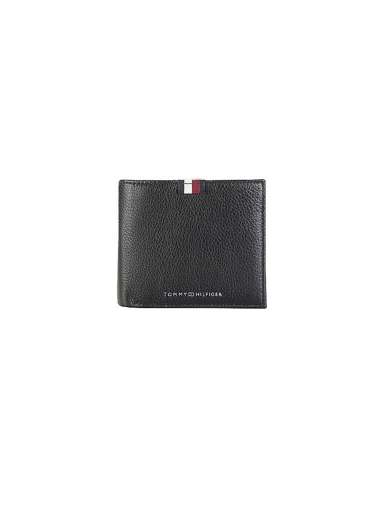 TOMMY HILFIGER Geldbörse TH PREM LEA schwarz