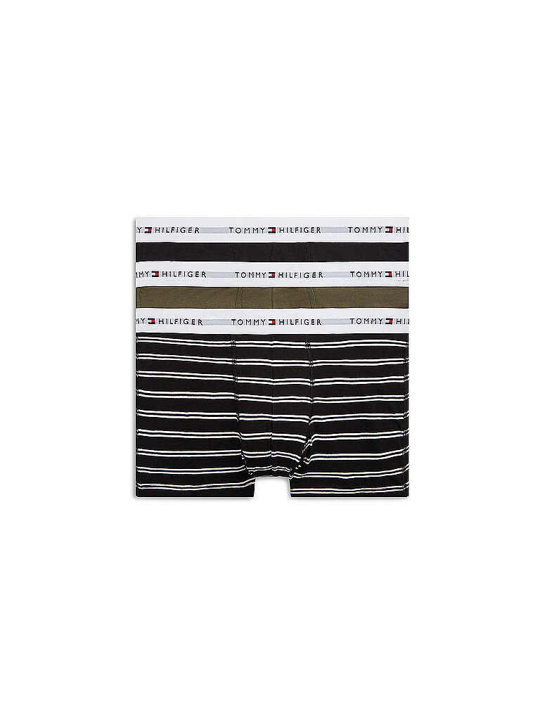 Pants 3er Pkg. black / army green / trim stripe blau S herren