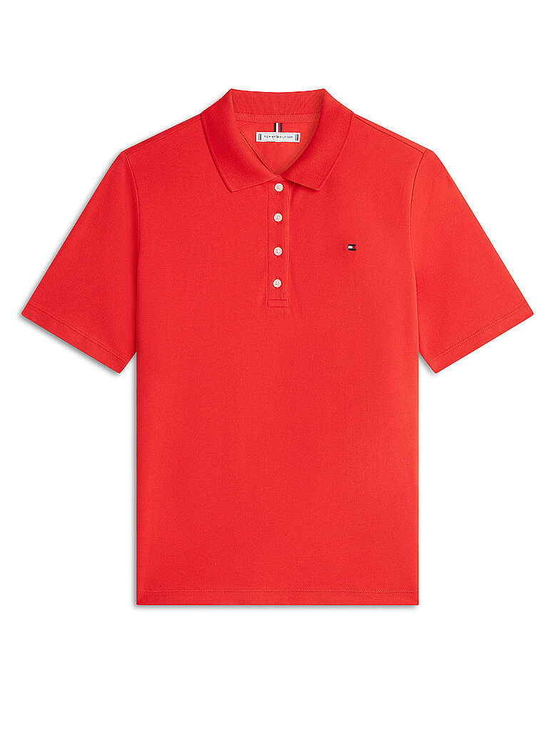 Poloshirt rot M damen